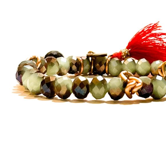 Jade "luck & prosperity" bracelet - Picture 1 of 5